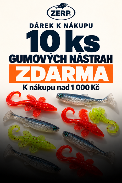 Akce říjen - 10 ks gumových nástrah