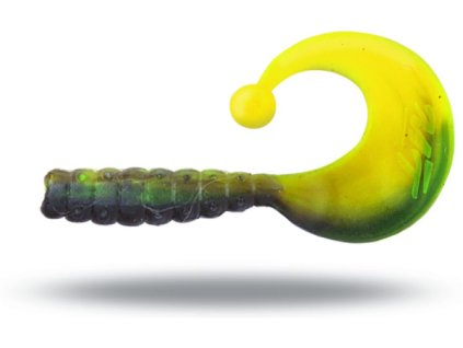 quantum magic trout curly b bobbles 42mm black yellow
