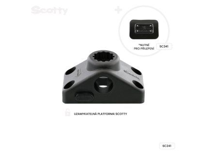 SC241L (Varianta BK | Uzamykatelný držák)