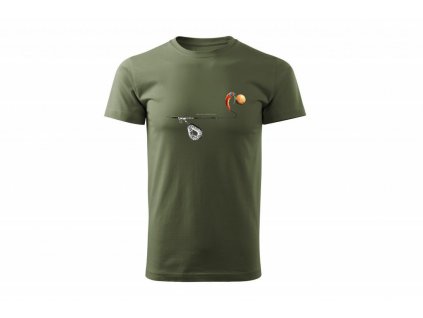 Carp´R´Us Tričko Mouthsnagger army zelená vel. S (Varianta Carp´R´Us Tričko Mouthsnagger, vel. S army zelená)