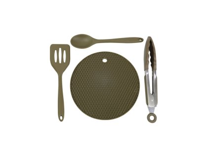 Trakker Silikonové, kuchyňské nádobí – Armolife Silicone Utensil Set (Varianta Trakker Silikonové kuchyňské nádobí - Armolife Silicone Utensil Set)