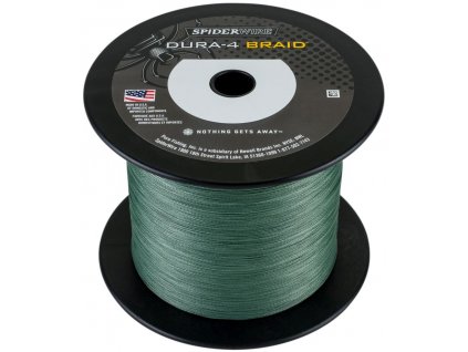Šňůra SpiderWire Dura4 Zelená METRÁŽ (Varianta DURA4 GREEN 1800M 0,40MM 45,0KG)