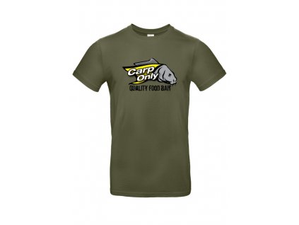Tričko s krátkým rukávem CARP ONLY Exact Khaki (Varianta Tričko Carp Only Exact Khaki 2XL)