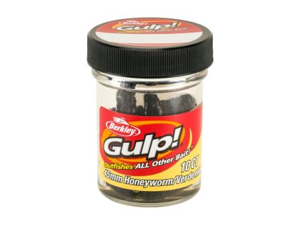 Vosí larva Berkley Gulp! Honey Worm 4,5cm (Varianta GULP! HONEY WORM 4,5CM BLACK)