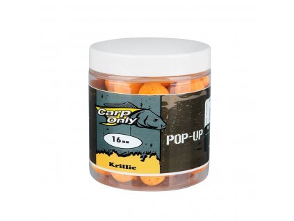 Plovoucí boilies CARP ONLY Krillic (Krill a Česnek) 80g (Varianta KRILLIC (KRILL & ČESNEK) POP UP 20MM 80G)