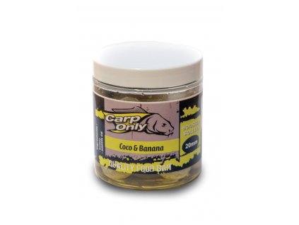 Dipovaný boilies Carp Only Coco & Banana 250ml (Varianta COCO & BANANA DIPOVANÝ BOILIES 20MM 250ML)