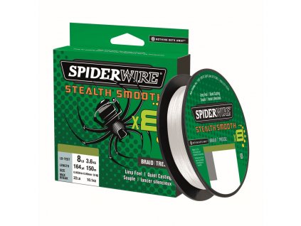Šňůra Spiderwire Stealth Smooth 8 Průhledná 150m (Varianta STEALTH SMOOTH8 PRŮHLEDNÁ 150M 0,23MM 23,6KG)