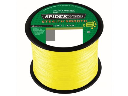Šňůra Spiderwire Stealth Smooth 8 Žlutá METRÁŽ (Varianta STEALTH SMOOTH8 ŽLUTÁ 2000M 0,39MM 46,3kg)