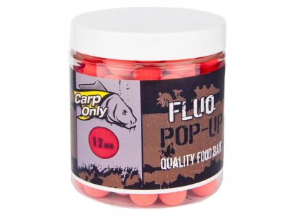 Plovoucí boilies CARP ONLY Fluo Red 80g (Varianta FLUO POP UP BOILIE RED 12MM 80G)