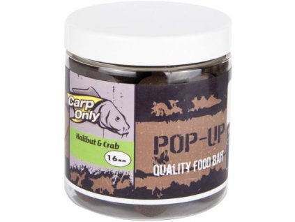 Plovoucí boilies CARP ONLY Halibut Crab 80g (Varianta HALIBUT CRAB POP UP 12MM 80G)
