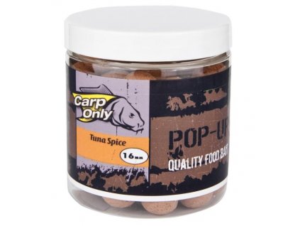 Plovoucí boilies CARP ONLY Tuna Spice 80g (Varianta TUNA SPICE  POP UP 12MM 80G)