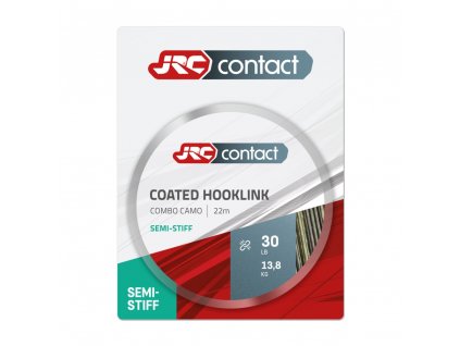 Návazcová šňůrka JRC Contact Coated Hooklink Combo Camo 22m (Varianta COATED HOOKLINK COMBO CAMO 30LB 22M)