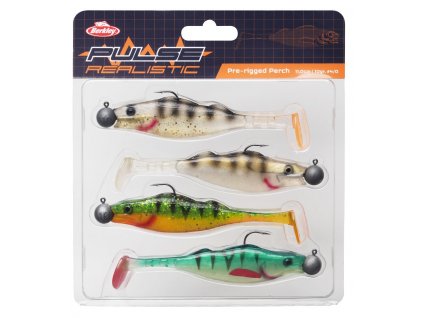 Sada gumových nástrah Berkley Pulse Realistic Perch 4 ks (Varianta Pulse Realistic Perch 15 cm 4 ks)