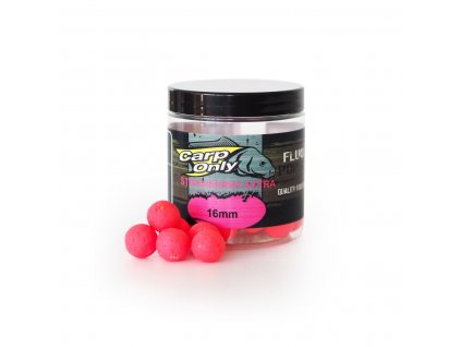 Plovoucí boilies Carp Only Strawberry Extra 80g (Varianta Strawberry Extra Pop Up 16mm 80g)