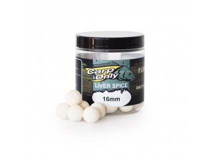 Plovoucí boilies Carp Only Liver Spice 80g (Varianta Liver Spice Pop Up 16mm 80g)