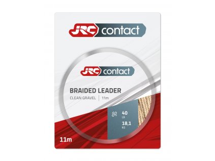 Návazcová šňůrka JRC Contact Braided Leader Clean Gravel 11m (Varianta Braided Leader Clean Gravel 40lb 11m)