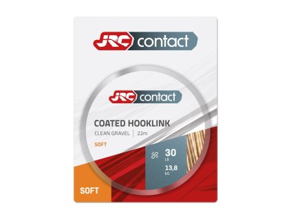 Návazcová šňůrka JRC Contact Soft Coated Braid Clean Gravel 22m (Varianta Soft Coated Braid Clean Gravel 30lb 22m)