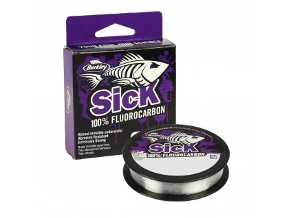 Fluorocarbon Berkley SicK Leader Čirý 50m (Varianta SicK FC Leader Clear 50m 0,18mm 2,3kg)