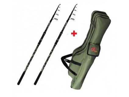 zfish combo 2x prut kingstone 3 60m 3lb pouzdro zdarma