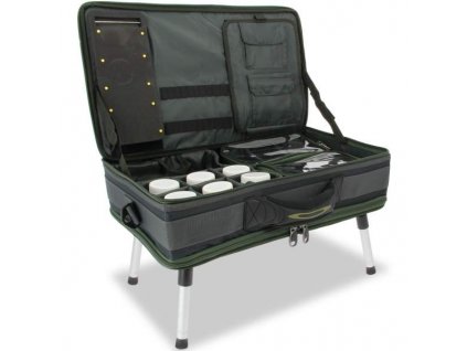 NGT Stolek s Kufrem Carp Bivvy Table System