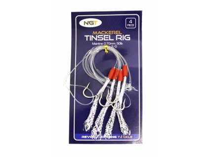 Mořský návazec NGT Mackerel Tinsel Rig 5 Č. 1 NA MAKRELY V EVROPĚ !!!!