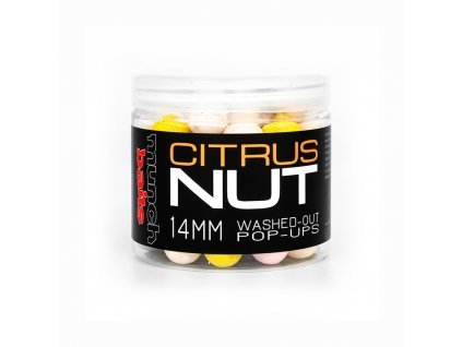 Plovoucí boilies Munch Baits Citrus Nut Washed Out 200ml (Varianta Citrus Nut Washed Out Pop-Ups 18mm 200ml)