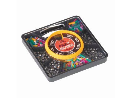 filfishing broky s buzirkou split shots float sleeves