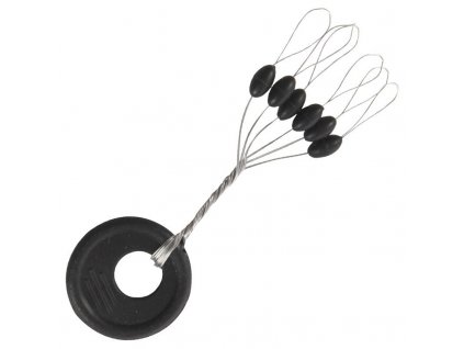 Stopper Gumový Method Feeder Fans Black 15 ks