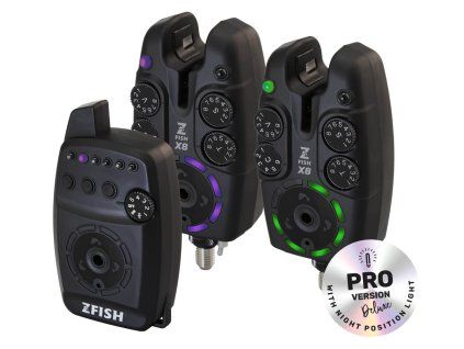 zfish sada hlasicu bite alarm set zx8 pro 2 1