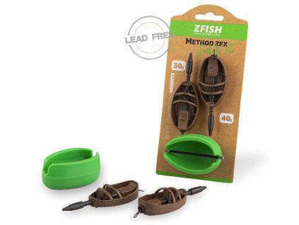 zfish sada method feeder set zfx 30 40g formicka