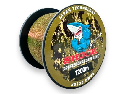 Vlasec Shock Profesional Carp Line Camo 1200 m (Varianta Vlasec Profesional Carp Line Camo 1200 m 0,26 mm 7,98 kg)