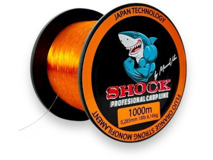Vlasec Shock Profesional Carp Line Fluo Orange 1000 m (Varianta Vlasec Profesional Carp Line Fluo Orange 1000 m 0,26 mm 7,25 kg)