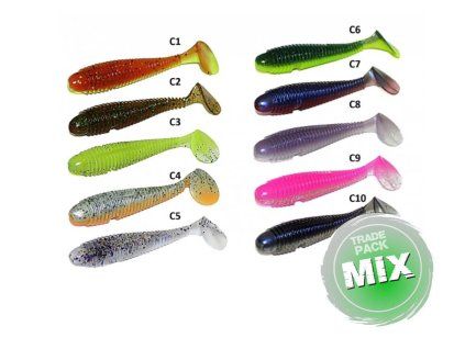 zfish trade pack worm shad 9 5cm