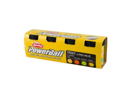 Těsto na pstruhy Berkley PowerBait® Trout Bait Season Pack 4 x 50g (Varianta PowerBait® Trout Bait Season Pack 4 x 50g Bestseller Trout)