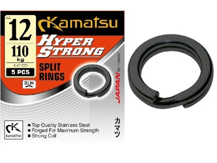 Kamatsu Hyper Strong kroužek-black- extra pevné- JAPAN