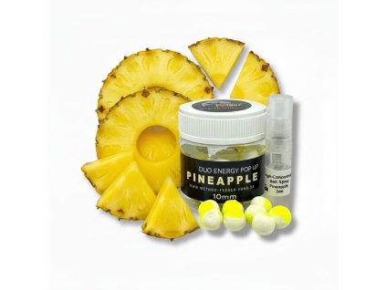 Method Feeder Fans Plovoucí Boilies Duo Energy 10 mm 50 ml (Varianta DUO ENERGY Pop Up 10 mm 50 ml + sprej esence 2 ml Ananas)