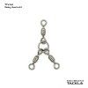 217 vagner catfish end tackle three way swivel 1