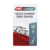 Rychlovýměnný obratlík s kroužkem JRC Contact Quick Change Ring Swivel 11ks (Varianta QUICK CHANGE RING SWIVEL 8 11KS)
