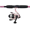 Prívlačový prút s navijákom FD Mitchell Tanager Pink Camo II Spin 2,40m 10-30g