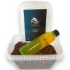 Pelety Mix Set Fluo Ve Vaničce Method Feeder Fans 500g (Varianta Pellet Mix Set Fluo Ananas 500g + Fluo Booster 200ml)