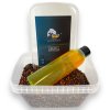 Pelety Mix Set Fluo Ve Vaničce Method Feeder Fans 500g (Varianta Pellet Mix Set Fluo Ananas 500g + Fluo Booster 200ml)