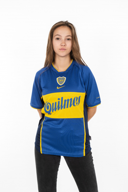 Boca Juniors 01-02 Home Shirt (XS)