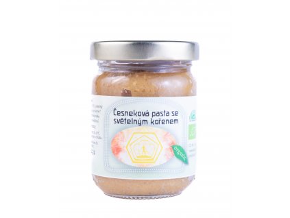 Pasta česneková se světleným kořenem