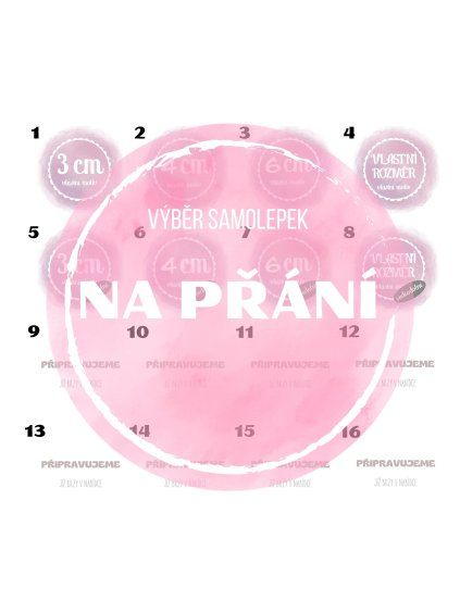 SAMOLEPKY NA PŘÁNÍ