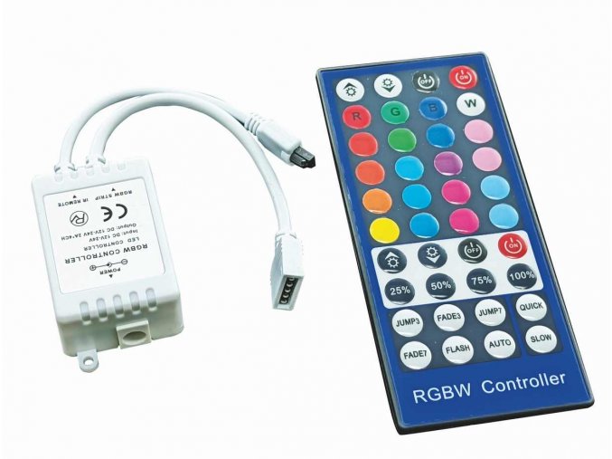 Bezdrátový LED RGB+W kontroler LED STRIP RGBW CONTROLLER