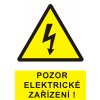 Samolepka 0101 A8 F Pozor elektrické zařízení!