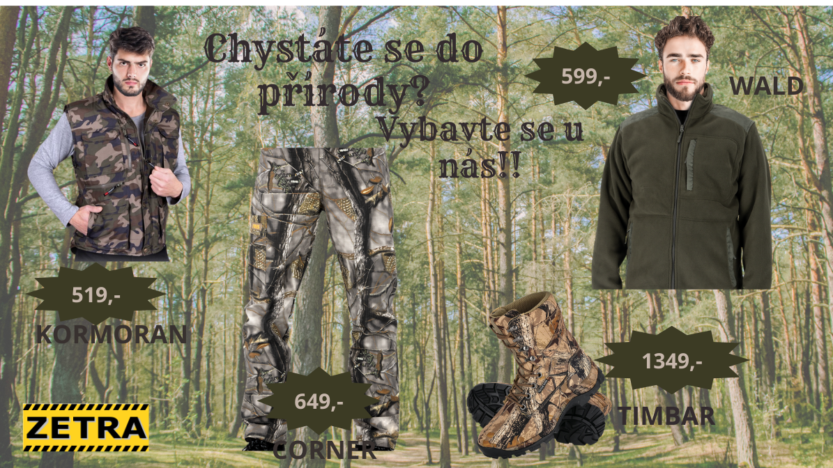oděvy do přírody
