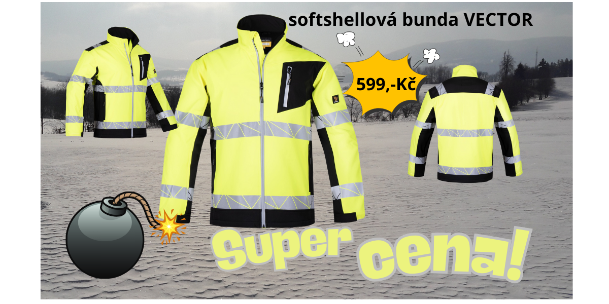 softshellová bunda Vector