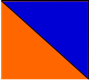 oranžová/navy