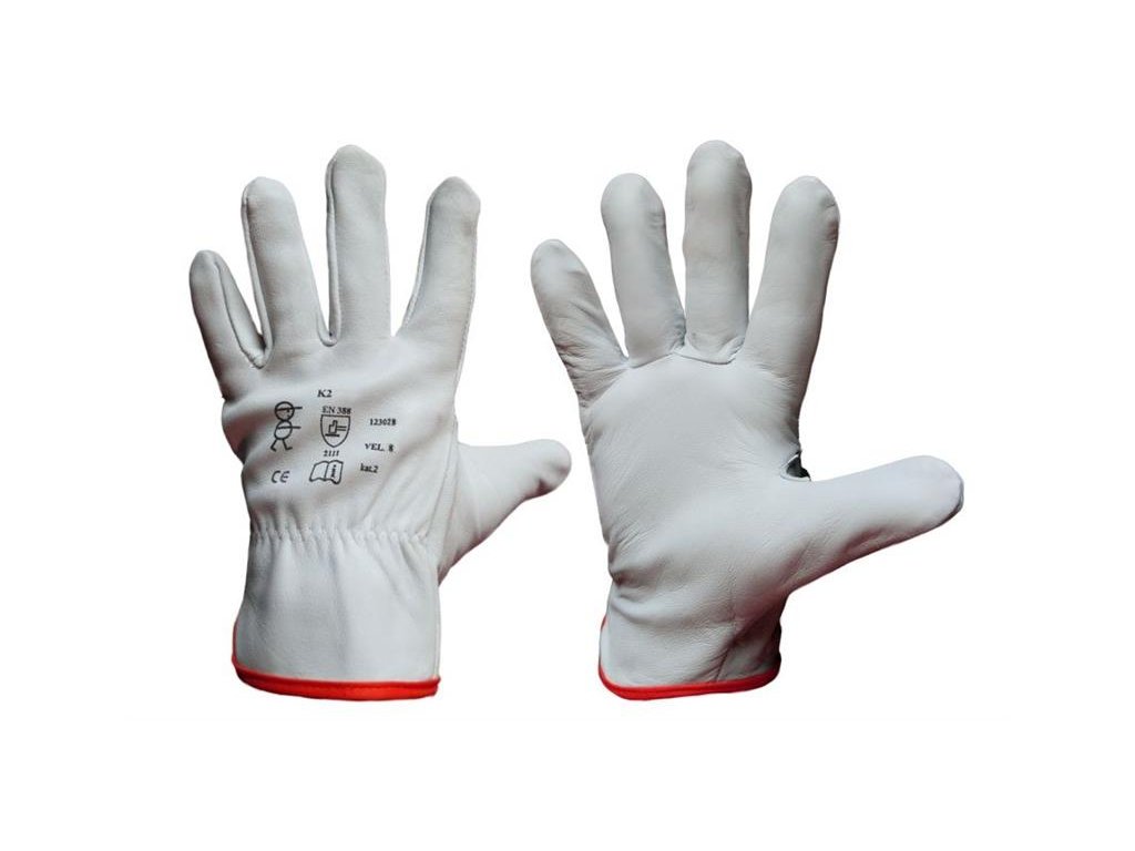 K2 celokožené pracovní rukavice
